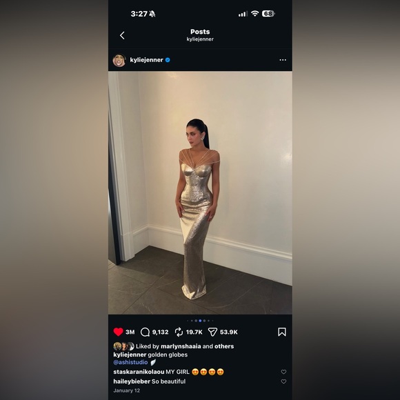 Custom Couture Walter Mikael Elegant White Sequin Strapless Evening Gown - Picture 16 of 16